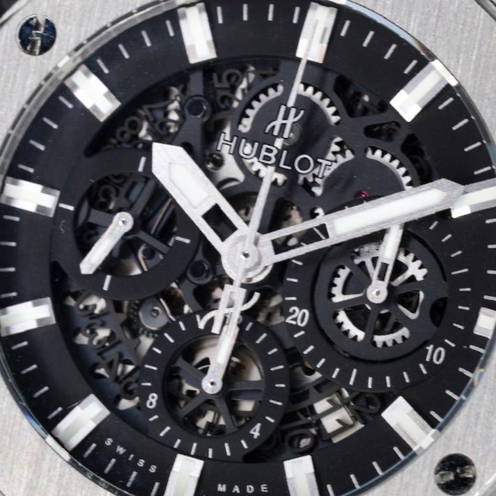 Hublot Big Bang Aero 311.SX.1170.GR Skeleton Dial Stainless Steel 44mm 2016