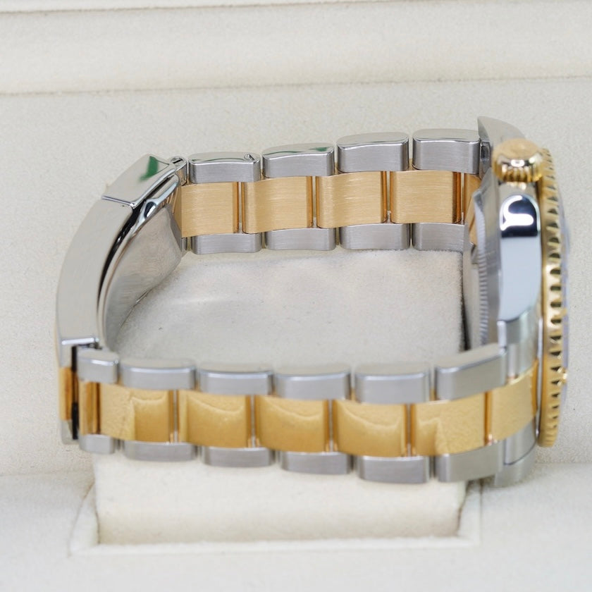 Rolex Submariner Date 116613LB “BLUESY” Falt Blue Serti Dial Two-Tone Yellow Gold & Steel 40mm 2011