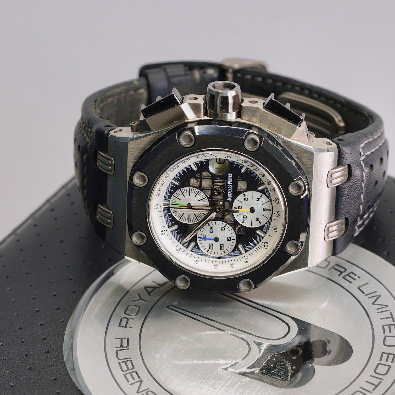 Audemars Piguet Royal Oak Offshore Rubens Barrichello Ii 26078IO.OO.D001VS.01 Black Dial Titanium 44mm