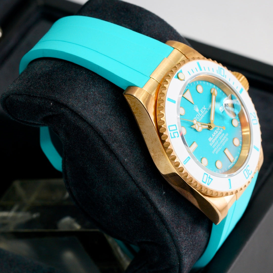 Rolex NEW 2025 Submariner Date “BLAKEN” Tiffany Dial & Strap Bronze Case Edition 1/1 40mm