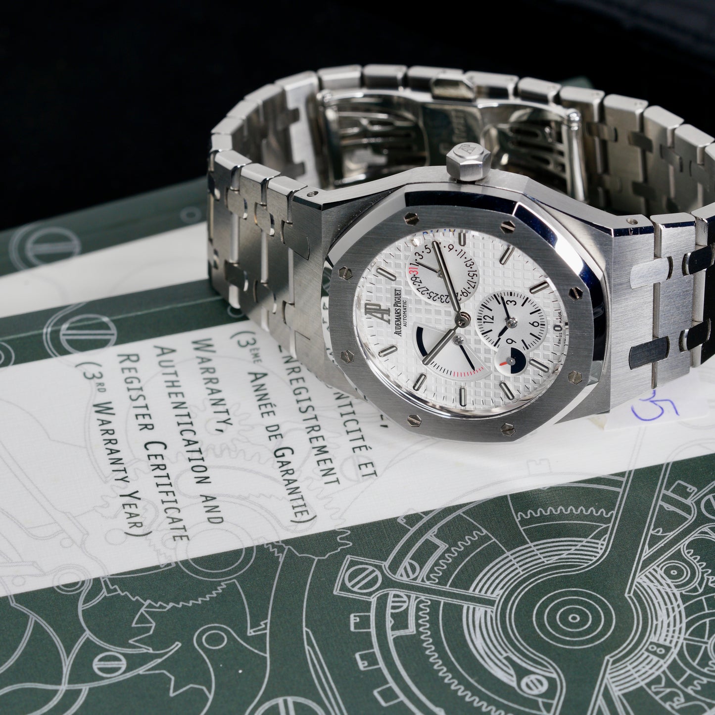 Audemars Piguet Royal Oak 26120ST.OO.1220ST.01 “DUAL TIME” White Dial Stainless Steel 39mm