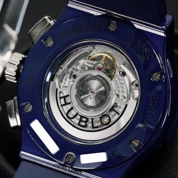 Hublot Classic Fusion 521.EX.7170.RX.GIT19 “GARAGE ITALIA” Blue Ceramic 45mm