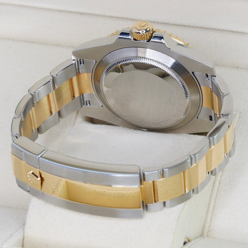 Rolex Submariner Date 116613LB “BLUESY” Falt Blue Serti Dial Two-Tone Yellow Gold & Steel 40mm 2011