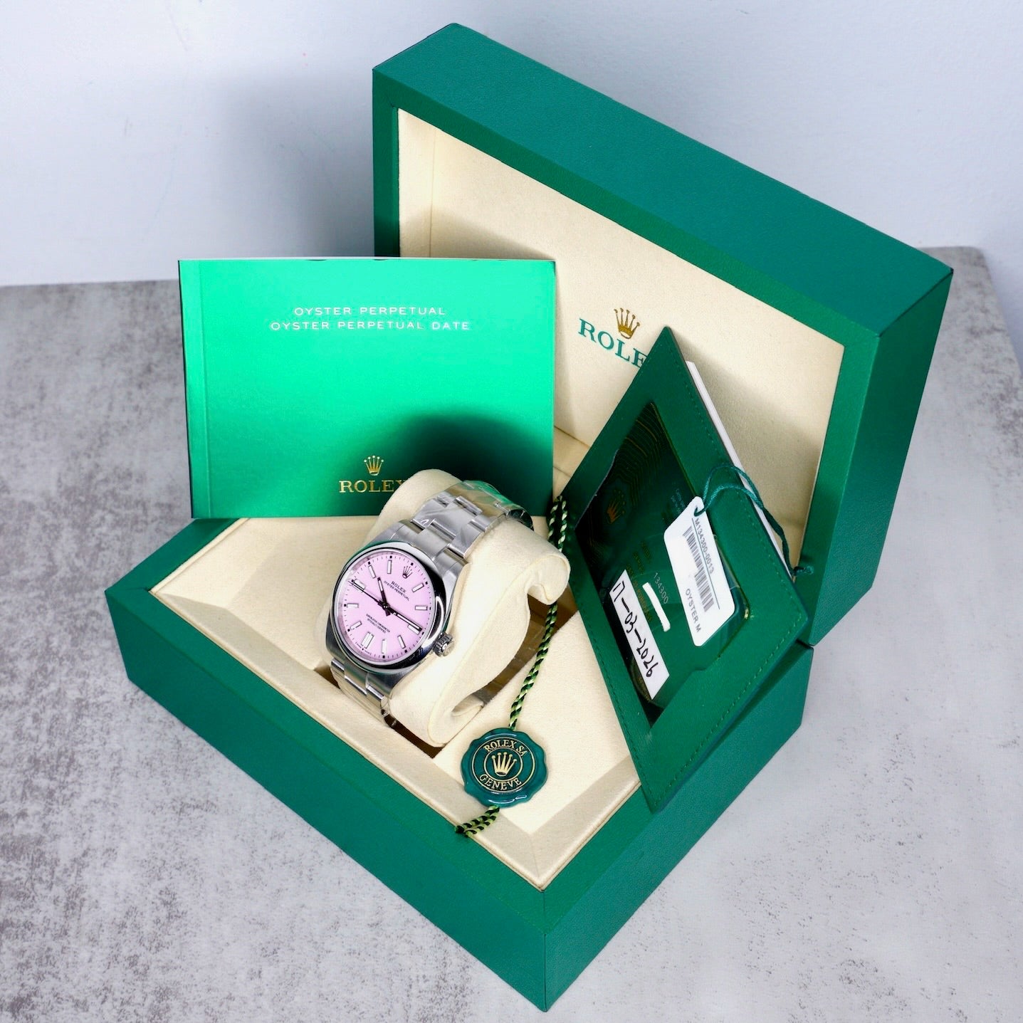 Rolex NEW 2026 Oyster Perpetual 134300 “CANDY” Pink Dial Stainless Dial 41mm