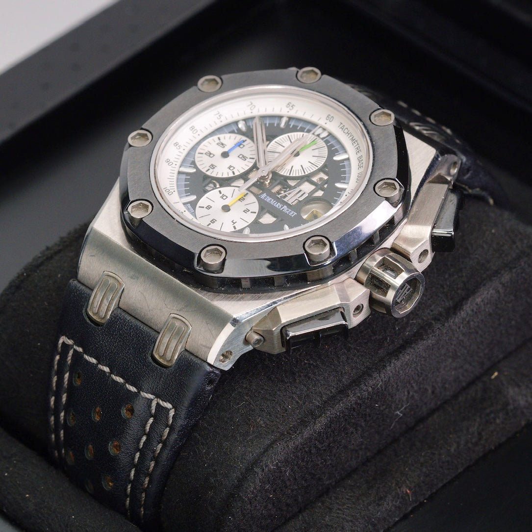 Audemars Piguet Royal Oak Offshore Rubens Barrichello Ii 26078IO.OO.D001VS.01 Black Dial Titanium 44mm