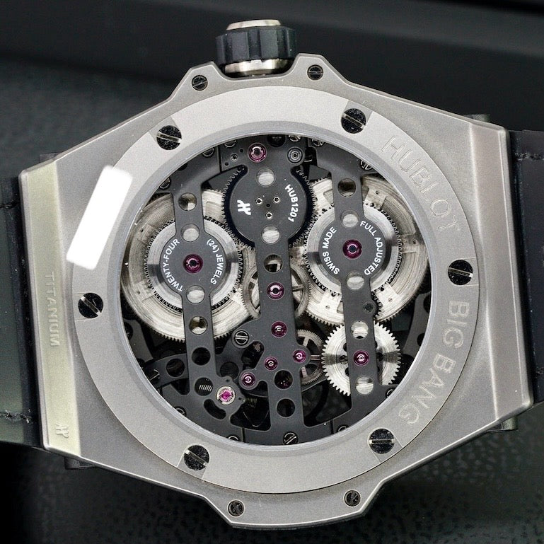 Hublot Big Bang Meca-10 414.NI.1123.RX Skeleton Dial Titanium 45mm