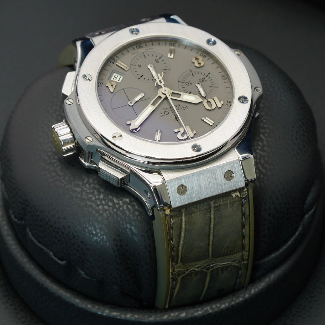 Hublot Big Bang 342.ST.5010.LR “EARL GREY” Stainless Steel Grey Strap 41mm
