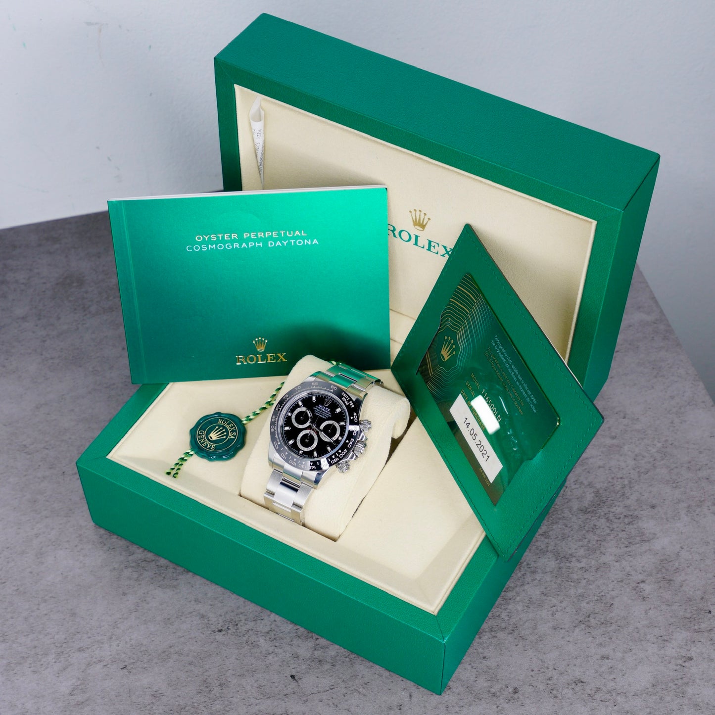 Rolex Daytona 116500LN “REVERSE PANDA” Black Dial White Sub Dials Stainless Steel 40mm