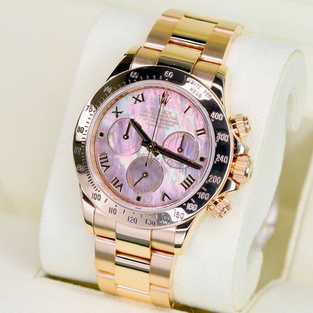 Rolex Daytona 116528 Mother Of Pearl “TAHITI” Yellow Gold 40mm 2008
