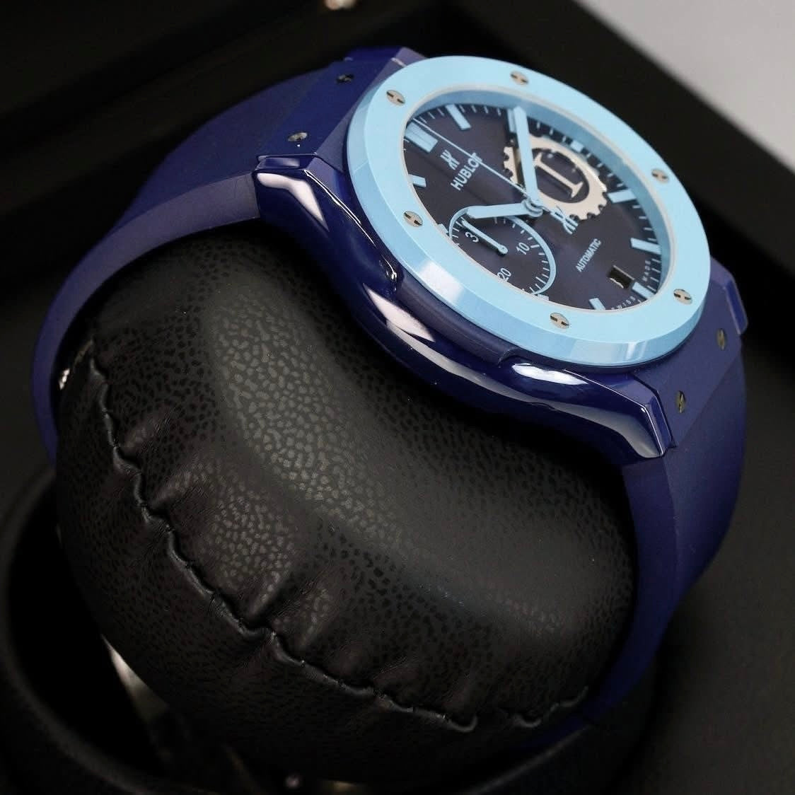 Hublot Classic Fusion 521.EX.7170.RX.GIT19 “GARAGE ITALIA” Blue Ceramic 45mm