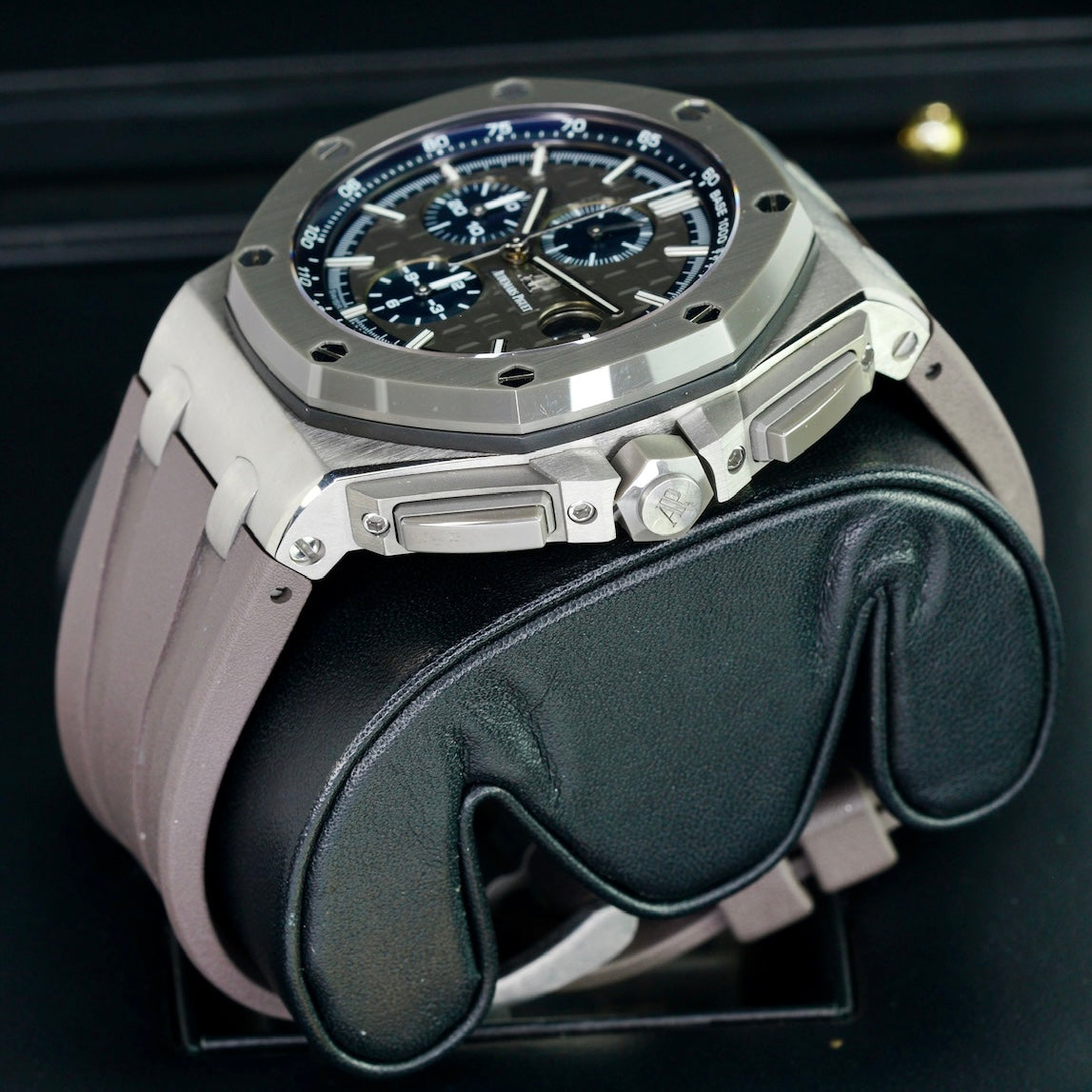 Audemars Piguet Royal Oak Offshore 26400IO.OO.A004CA.02 Grey Dial Blue Accents Titanium Rubber Strap Chronograph 44mm
