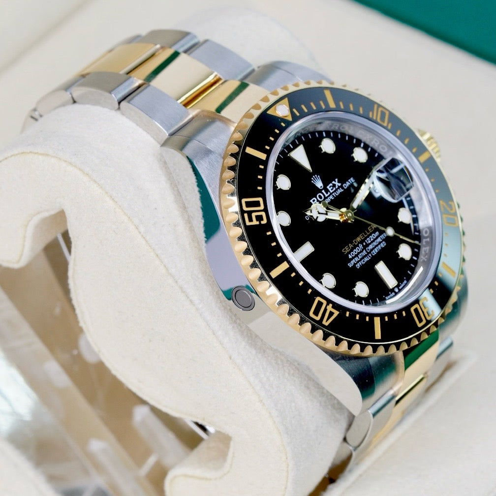 Rolex Sea-Dweller 126603 Black Dial Two-Tone Yellow Gold & Steel 43mm