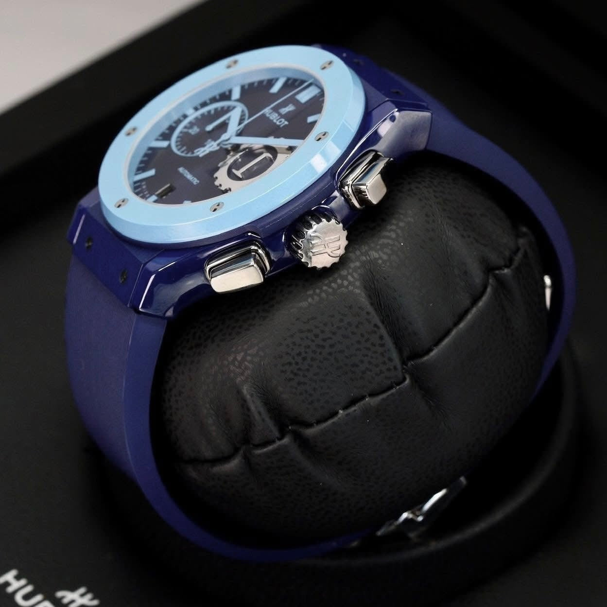 Hublot Classic Fusion 521.EX.7170.RX.GIT19 “GARAGE ITALIA” Blue Ceramic 45mm