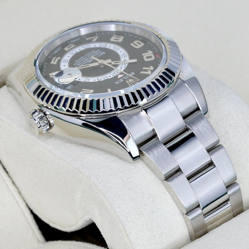 Rolex Sky-Dweller 326939 Black Arabic Dial White Gold Oyster 42mm