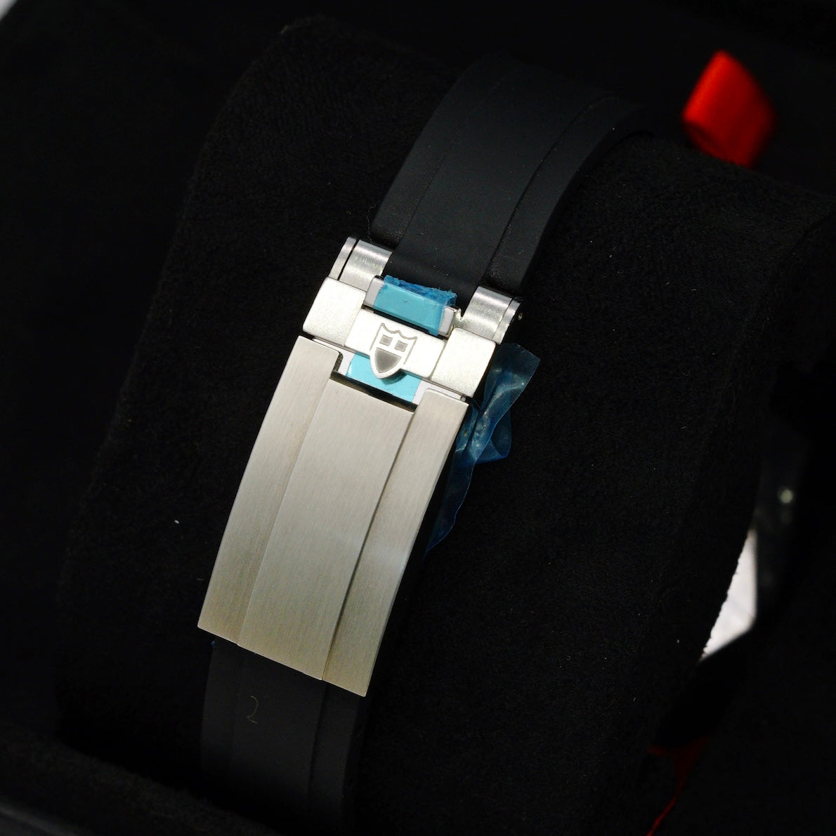 Tudor NEW 2024 Black Bay Fifty Eight M7941A1A0RU-0003 “RED” Black Dial Stainless Steel Rubber Strap 41mm