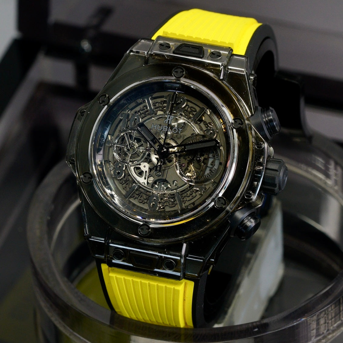 Hublot Big Bang Unico 411JB4901RT “ALL BLACK SAPPHIRE” Limited Edition 500 Pieces