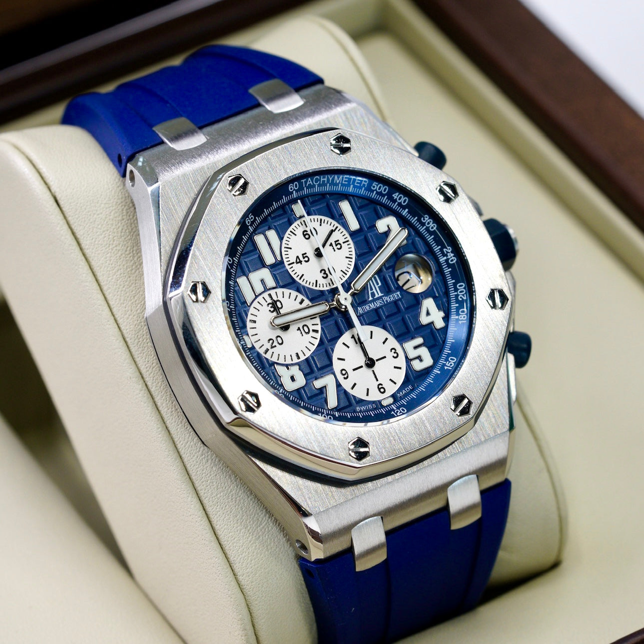 Audemars Piguet Royal Oak Offshore “PORTO CERVO” 26188ST.00.D305CR.01 Blue Dial Limited Edition to 75 pieces