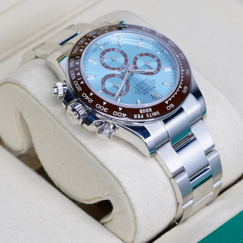 Rolex Daytona 126506 “PLATONA” Ice Blue Dial Platinum Open Case Back 40mm 2025