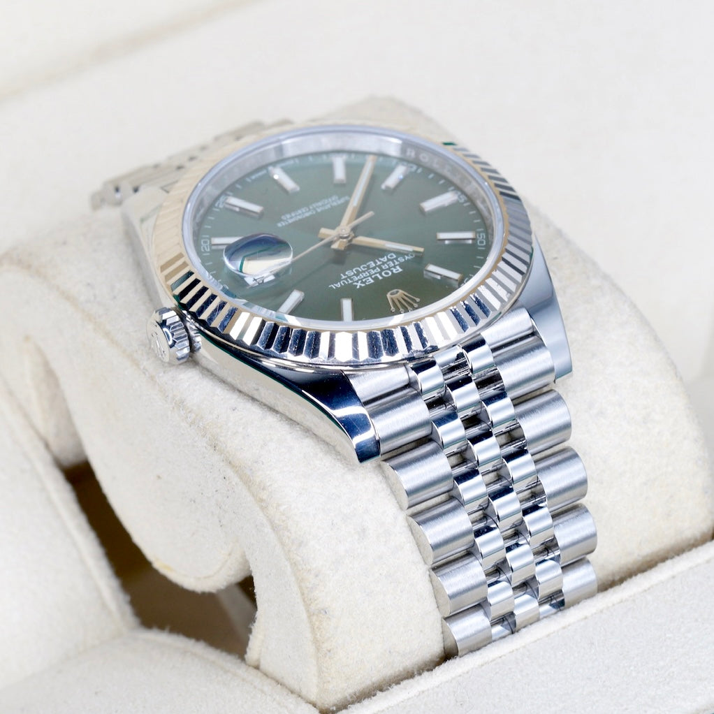 Rolex Datejust 126334 “MINT” Green Mint Stick Dial Stainless Steel Jubilee 41mm