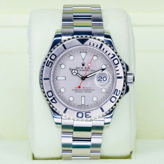 Rolex Yacht-Master 16622 “PLATINUM” Grey Dial Platinum Bezel Stainless Steel 40mm 2006