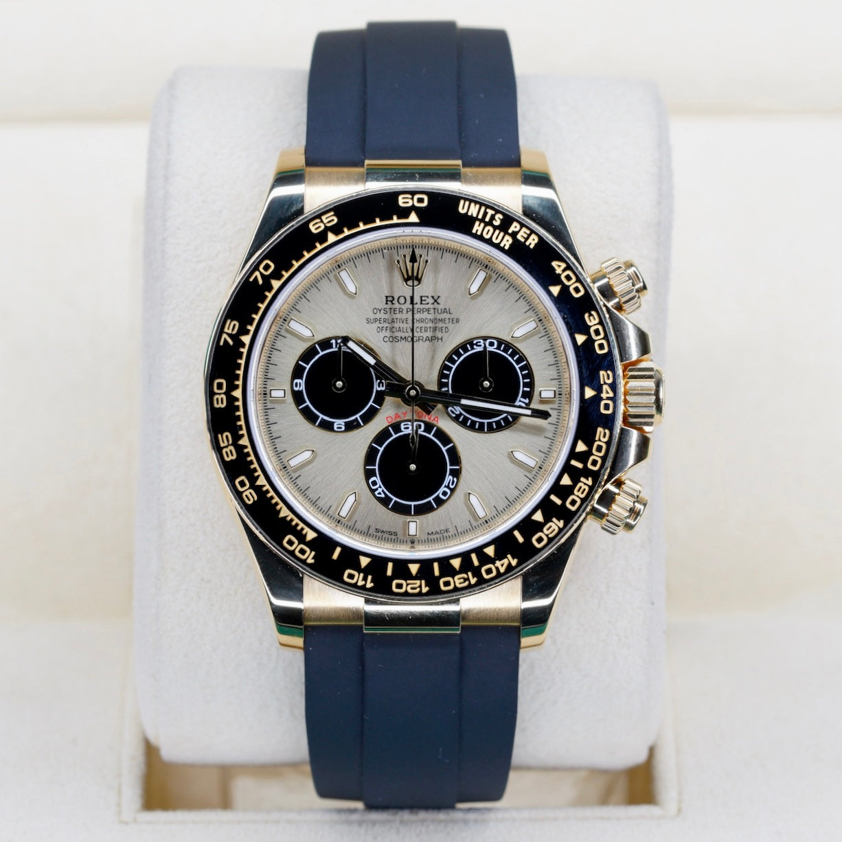 Rolex Daytona 126518LN "PIKACHU" Champagne Gold Black Sub Dials Yellow Gold Oysterflex 2023