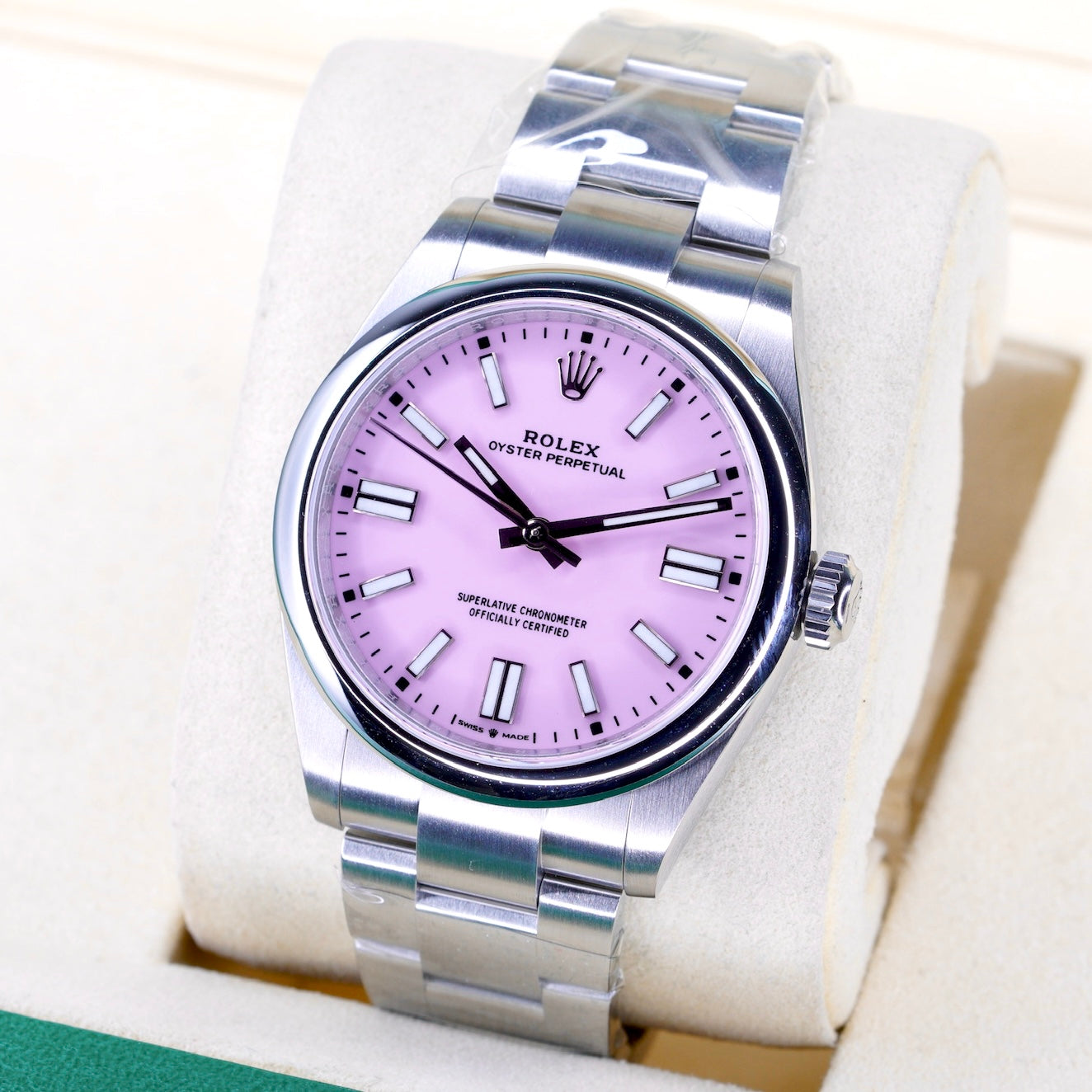 Rolex NEW 2026 Oyster Perpetual 134300 “CANDY” Pink Dial Stainless Steel 41mm