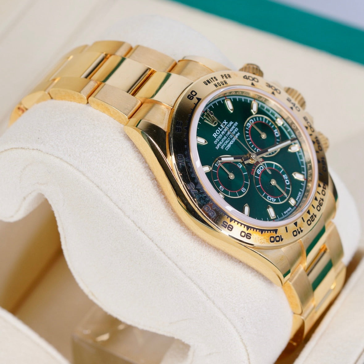 Rolex Daytona 116508 “JOHN MAYER” Green Dial Yellow Gold 40mm 2021