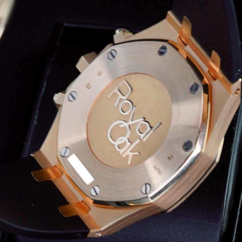 Audemars Piguet Royal Oak 26331OR.OO.D821CR.01 “CHOCOLATE” Brown Dial Rose Gold Chronograph 41mm