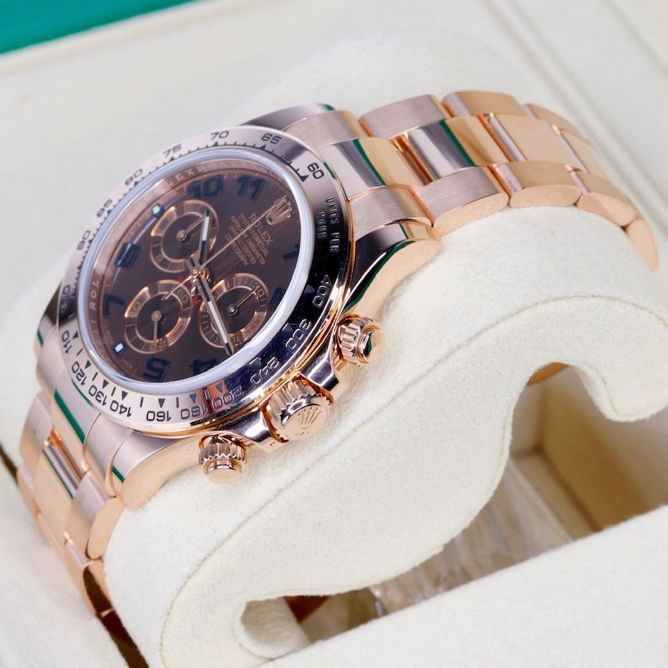 Rolex Daytona 116505 “CHOCO ARABIC” Brown Arabic Dial Rose Gold 40mm 2018