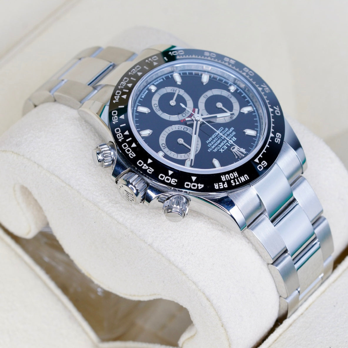 Rolex Daytona 116500LN “REVERSE PANDA” Black Dial White Sub Dials Stainless Steel 40mm 2023