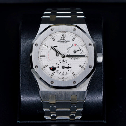 Audemars Piguet Royal Oak 26120ST.OO.1220ST.01 “DUAL TIME” White Dial Stainless Steel 39mm 2015