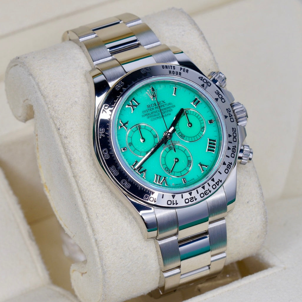 Rolex Daytona 116509 “BEACH” Chrysoprase Dial White Gold 40mm 2016