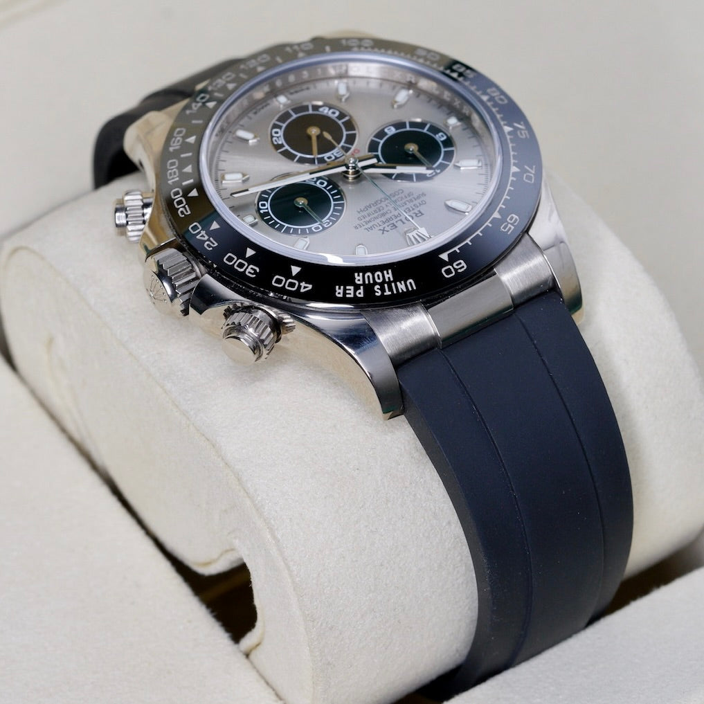 Rolex Daytona 116519LN “GHOST” Grey Dial White Gold Oysterflex 40mm 2021