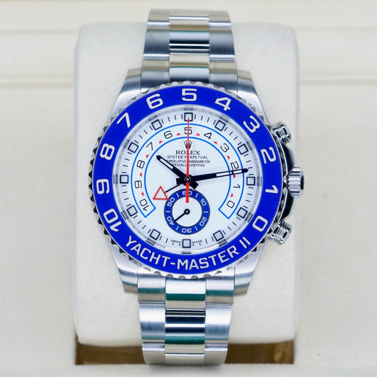 Rolex Yacht-Master II 116680 White Dial Blue Dial Stainless Steel 44mm 2015