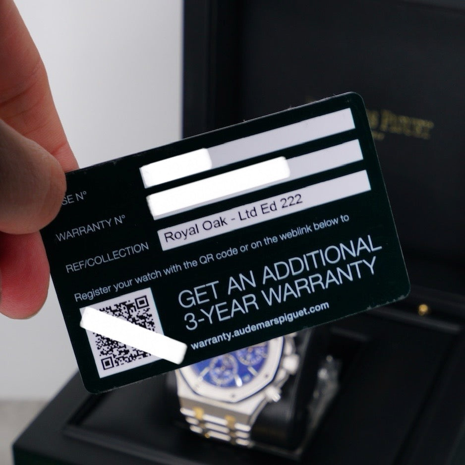 Audemars Piguet Royal Oak 26239BC.OO.1220BC.01 “JAPAN” Blue Indigo Dial White Gold 41mm Limited Edition Of 222