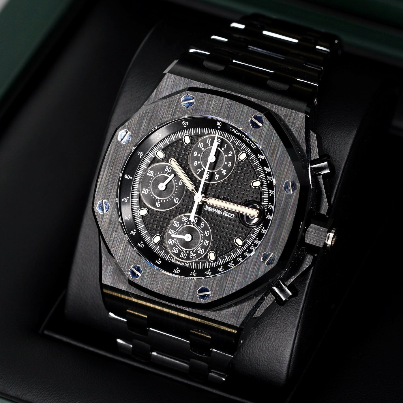 Audemars Piguet Royal Oak Offshore 26238CE.OO.1300CE.01 “BEAST CERAMIC” Black Dial Black Ceramic Chronograph 42mm
