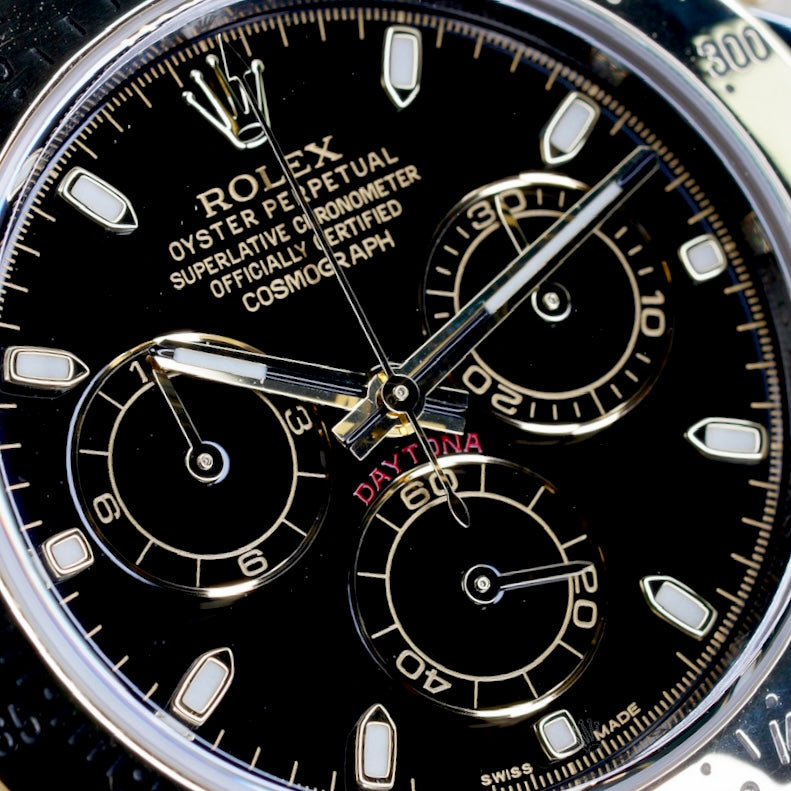 Rolex Daytona 116523 Black Dial Two-Tone Yellow Gold & Steel 40mm