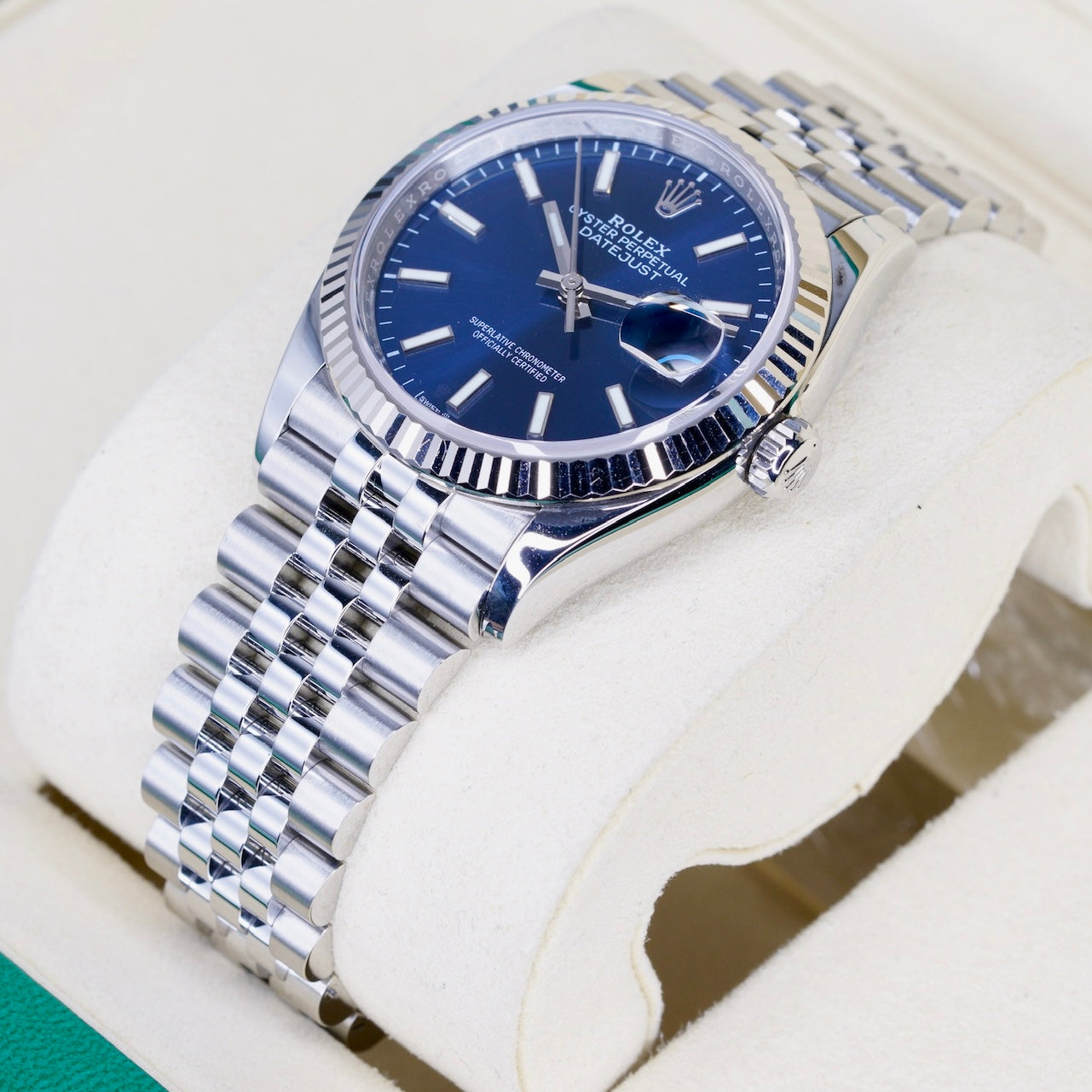Rolex Datejust 126234 Blue Stick Dial Stainless Steel 36mm 2022
