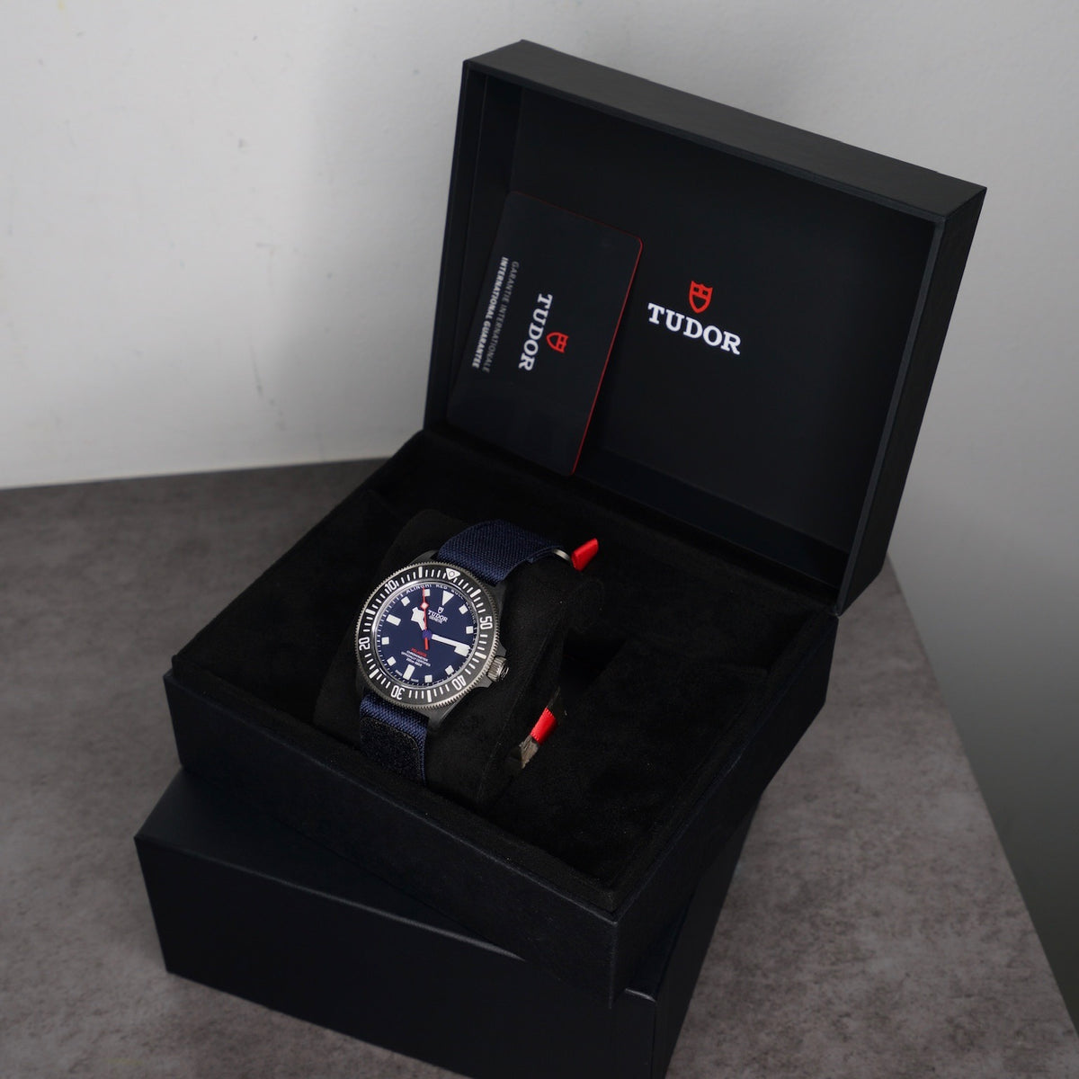 Tudor Pelagos 25707KN “RED BULL” Blue Dial Carbon Case Textile Strap 42mm 2023