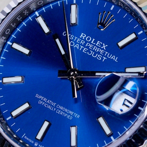Rolex Datejust 126234 Blue Stick Dial Stainless Steel 36mm 2022