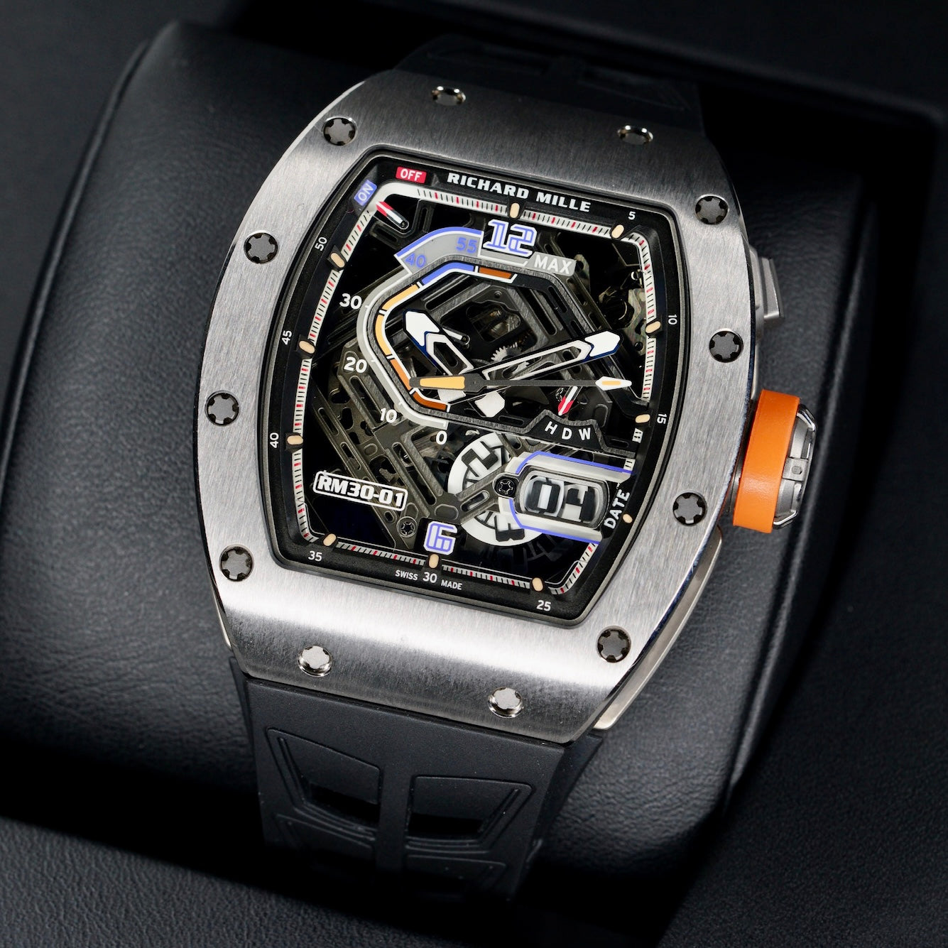 Richard Mille RM 30-01 Skeleton Dial Declutchable Rotor 42mm