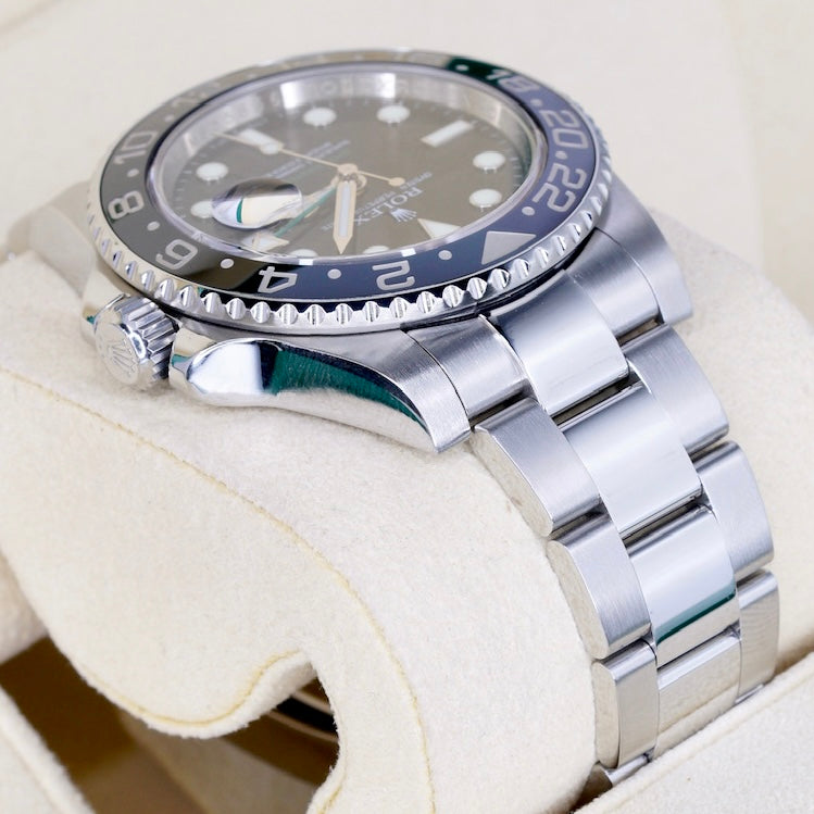 Rolex GMT-Master II 116710LN Black Dial Green Arrow Stainless Steel 40mm 2008