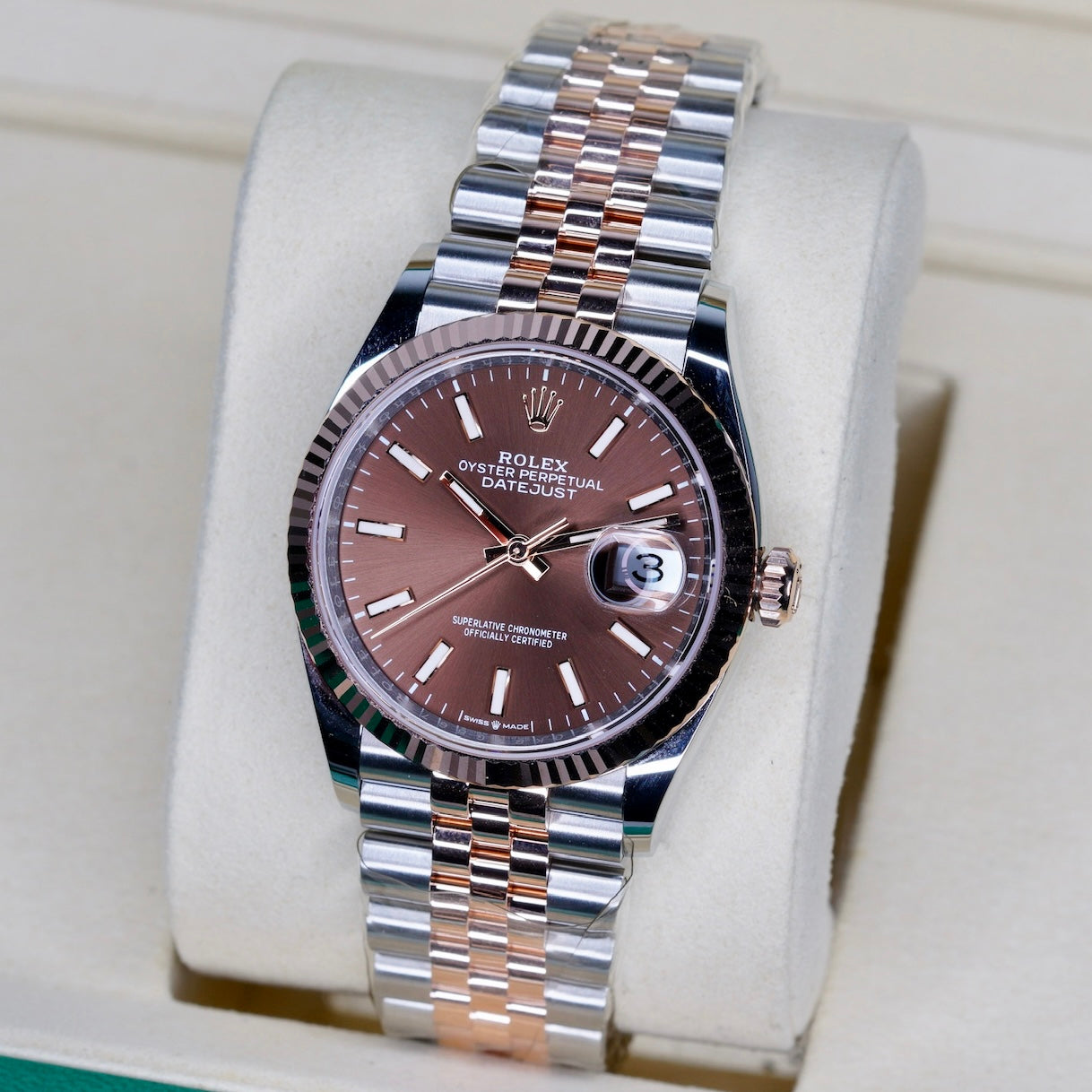 Rolex NEW 2026 Datejust 126231 “CHOCOLATE” Brown Dial Rose Gold & Steel 36mm