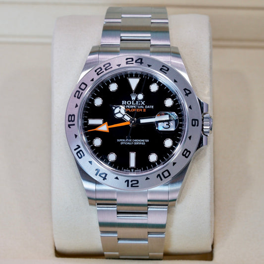Rolex NEW 2025 Explorer II 226570 Black Dial Stainless Steel 42mm