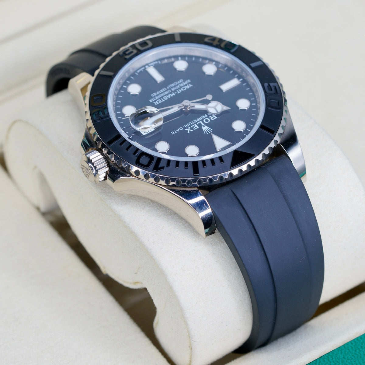 Rolex Yacht-Master 226659 Black Dial White Gold Oysterflex 42mm 2024