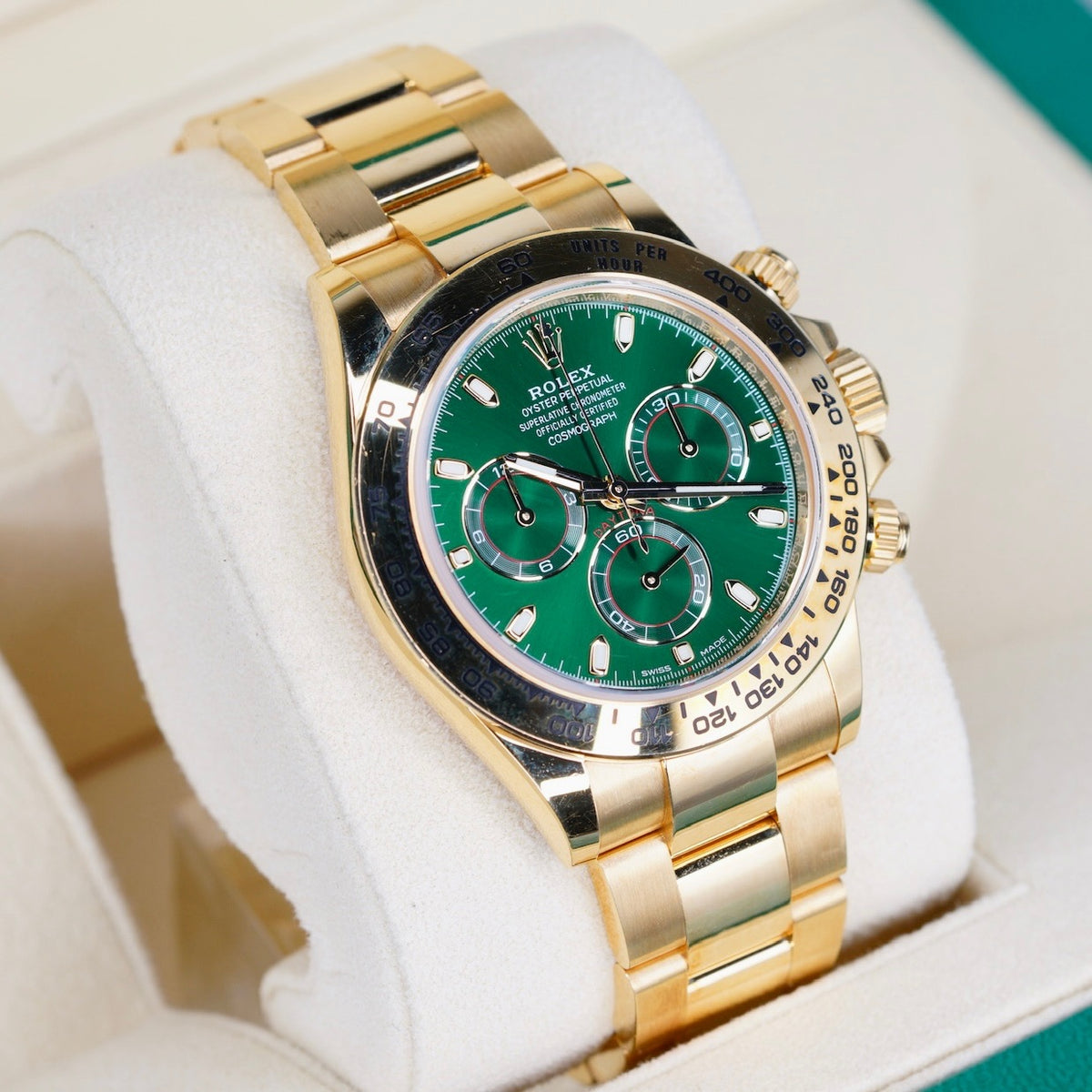 Rolex Daytona 116508 “JOHN MAYER” Green Dial Yellow Gold 40mm 2021