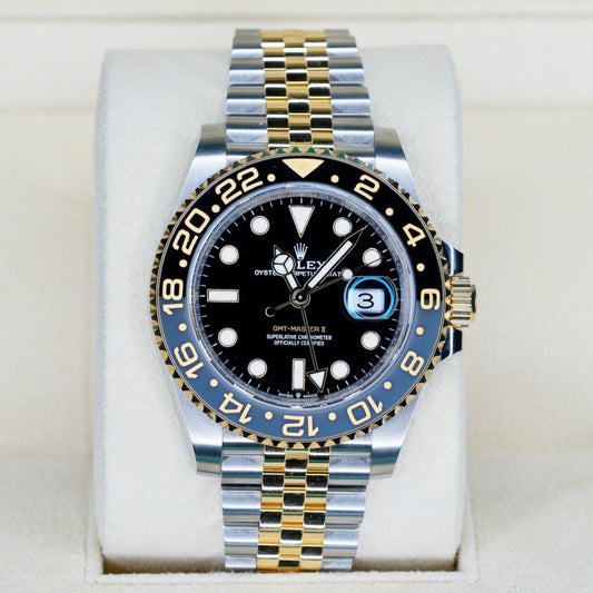Rolex NEW 2026 GMT-Master II 126713GRNR “ZOMBIE” Black Dial Grey & Black Dial Two-Tone Yellow Gold & Steel 40mm