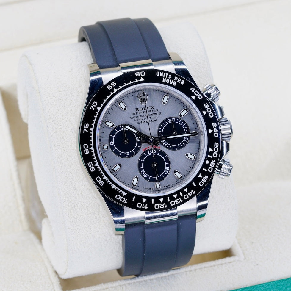 Rolex Daytona 116519LN-0006 “GHOST” Grey Dial White Gold Oysterflex 40mm 2020
