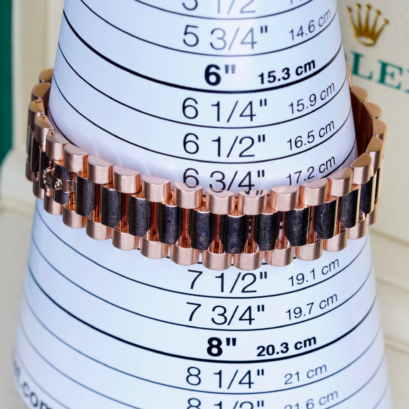Rolex Day-Date II 218235 Black Roman Dial Rose Gold 41mm