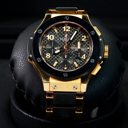 Hublot Big Bang 301.PB.131.PB Rose Gold & Ceramic Black Dial 44mm